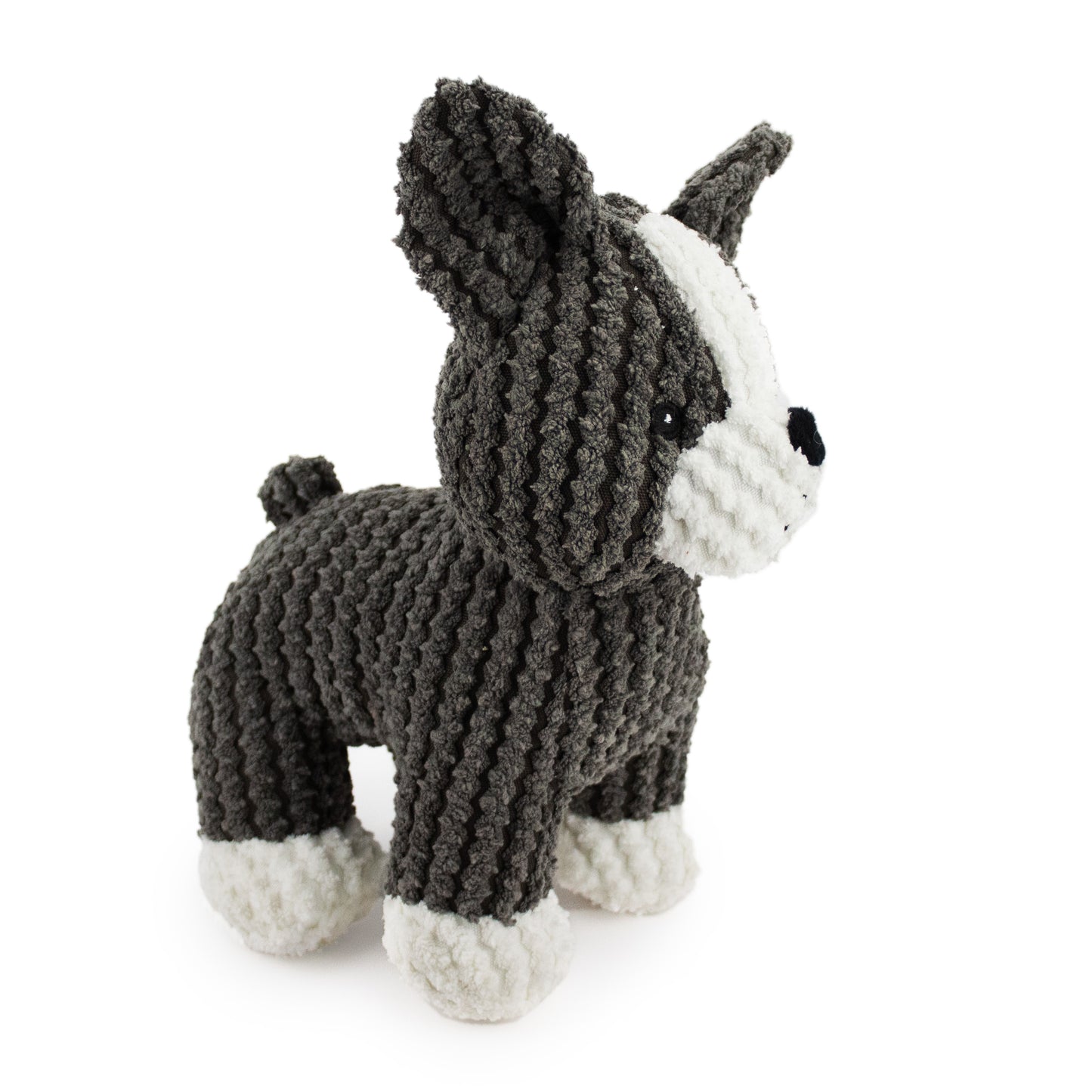 6.5" Snorky Terriers w/ Squeaker & Crinkle - 2 Pack plush dog toy with soft fabric, designed for gentle play and cuddling