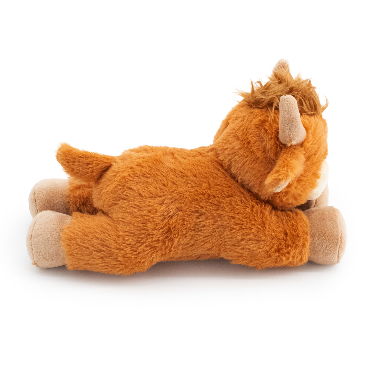 8" Bessie Moo w/ Squeaker & Crinkle plush dog toy with soft fabric, designed for gentle play and cuddling