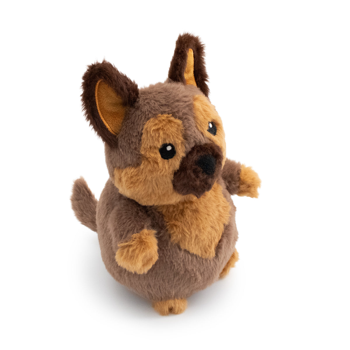 Giftable World Pet 8" Chunky Scruff w/ Squeaker Ball - plush dog toy with squeaker ball