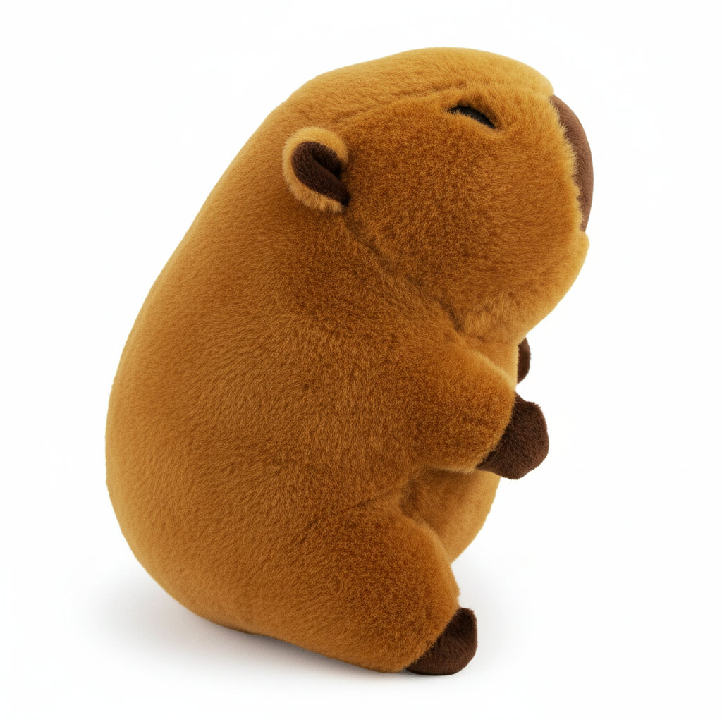 8" Cappy w/ Squeaker plush dog toy with soft fabric, designed for gentle play and cuddling