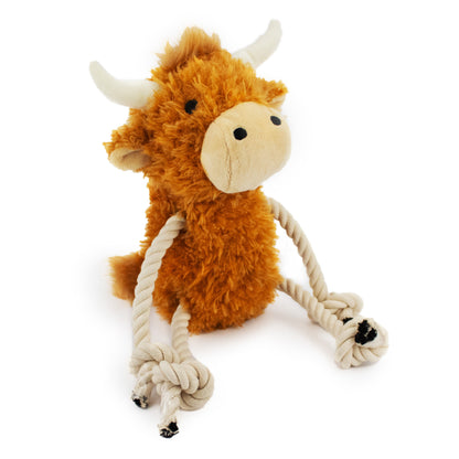 Giftable World Pet 9" Penny Highland - plush dog toy with squeaker and crinkle