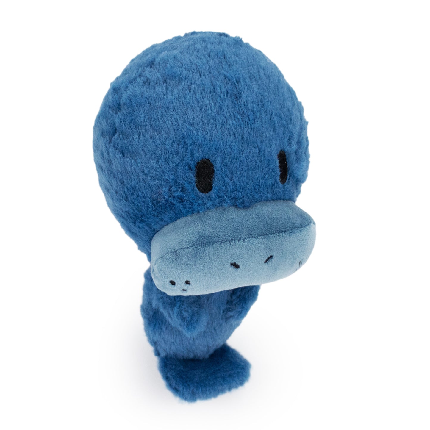 8" Lazulee Manatee plush dog toy with soft fabric, designed for gentle play and cuddling