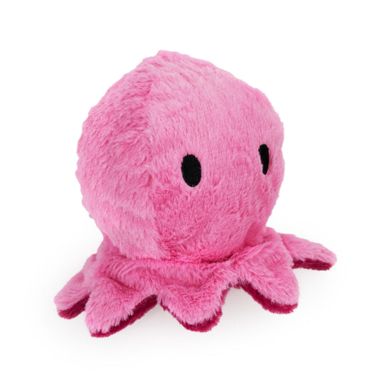 8" Coralise Octopus plush dog toy with soft fabric, designed for gentle play and cuddling