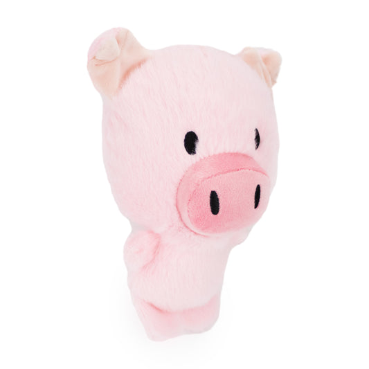 Giftable World Pet 8" Rosalette Pig - plush dog toy with squeaker and crinkle