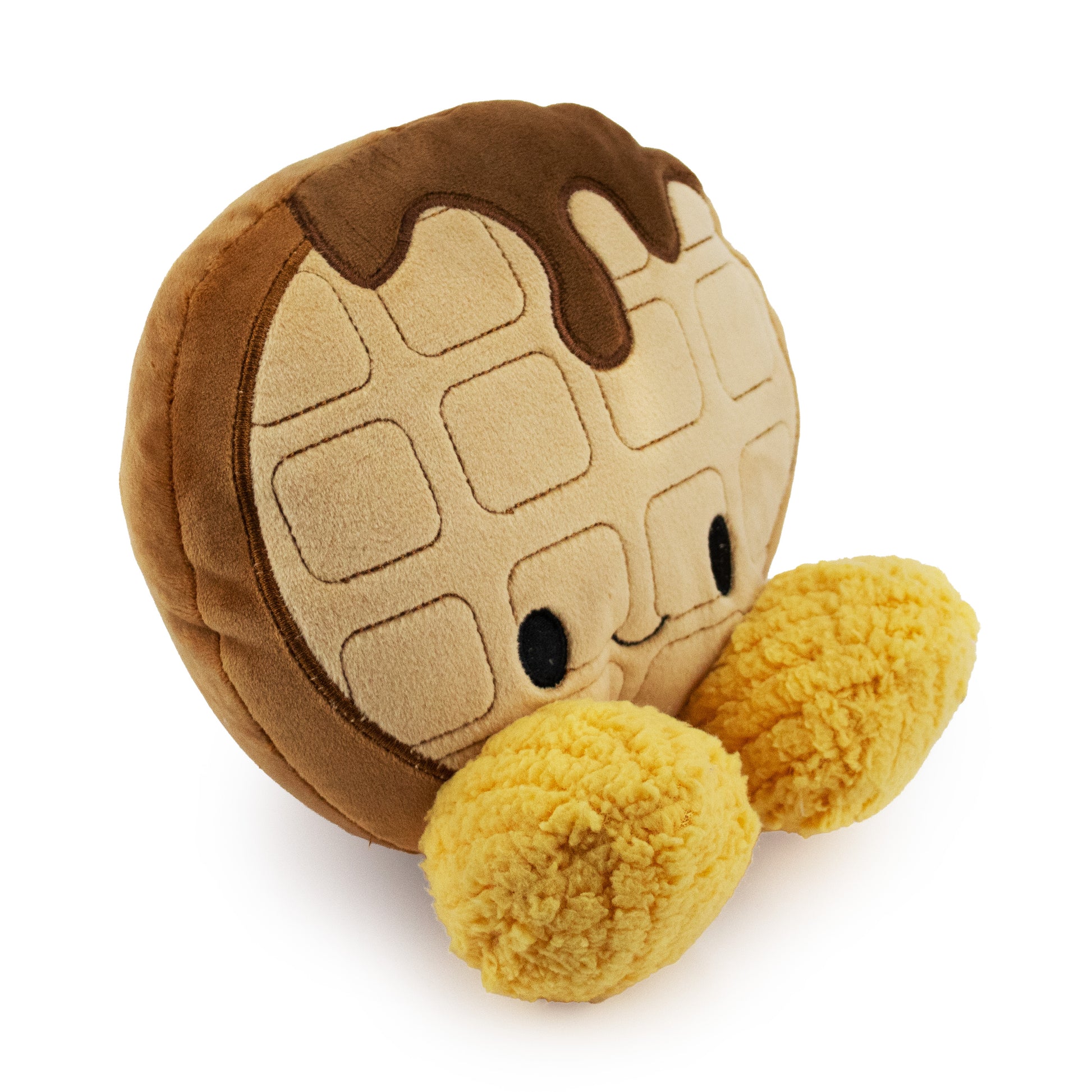 6" Maple Squinkle Drizzle plush dog toy with soft fabric, designed for gentle play and cuddling