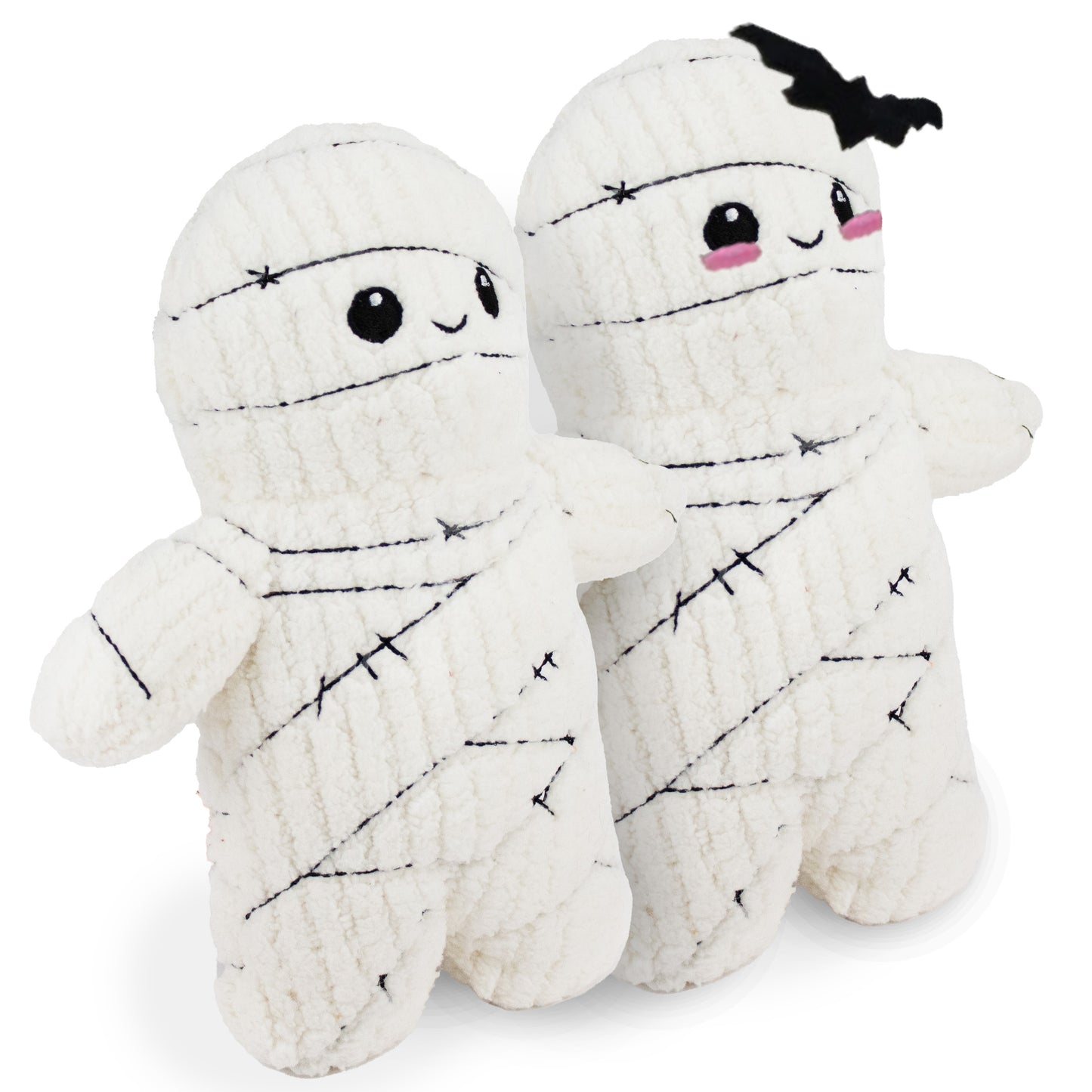 9" Tiny Terror Mummy's w/ Squeaker - 2 Pack