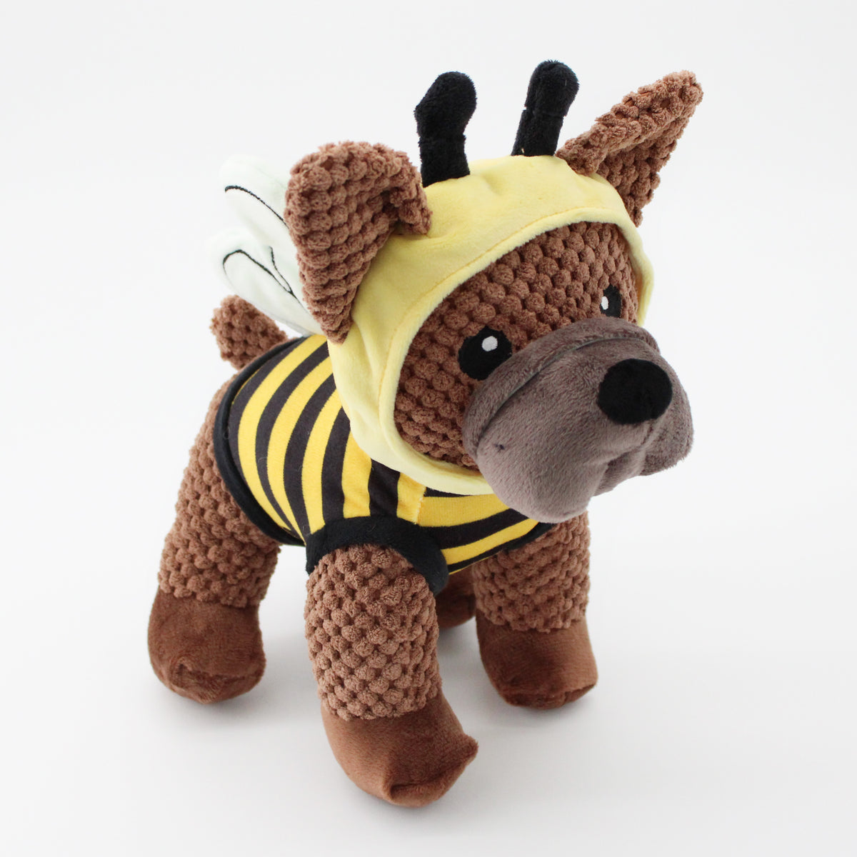 Giftable World Pet 9" BeeBee Frenchie - corduroy dog toy with squeaker and crinkle