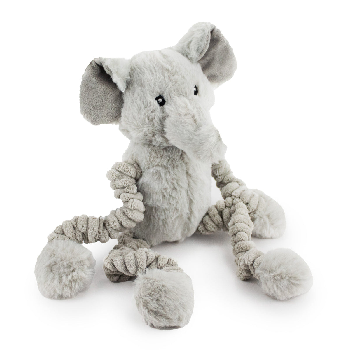 Giftable World Pet 18" Long Body Elephant w/ Squeaker & Crinkle - plush dog toy with squeaker and crinkle