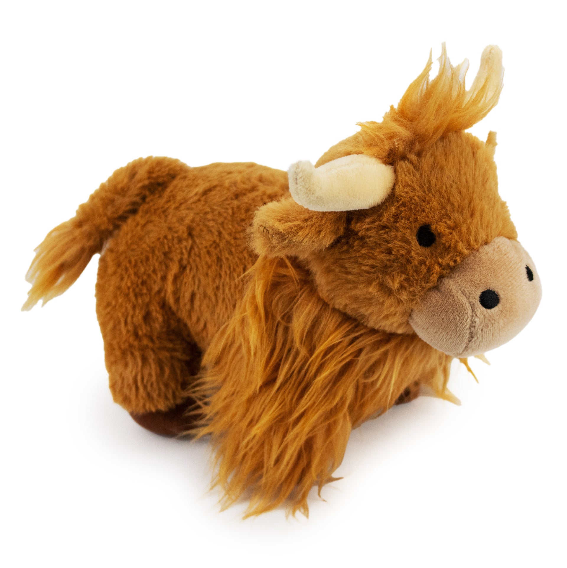 7" Henry Highland plush dog toy with soft fabric, designed for gentle play and cuddling