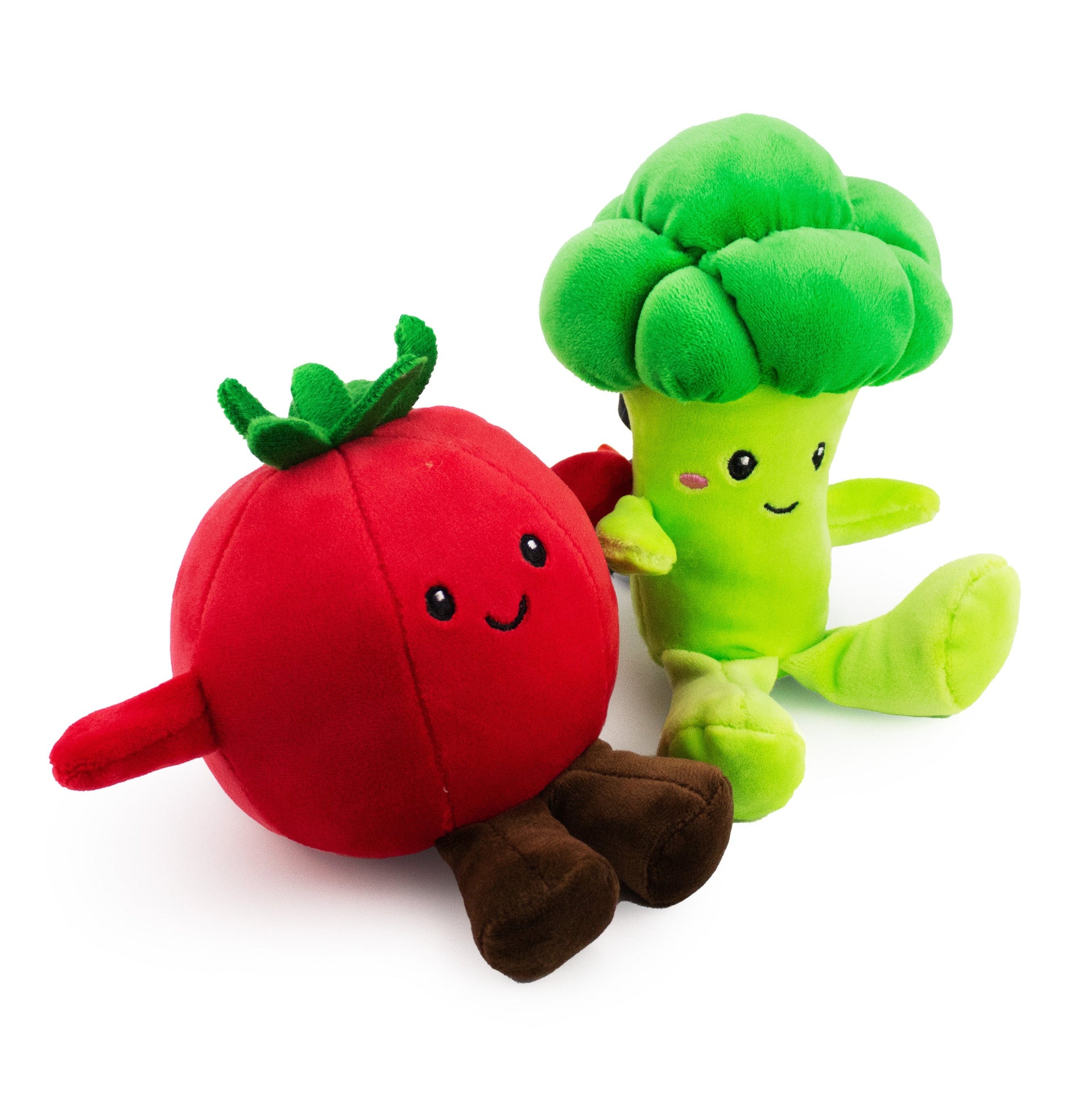6"  Caby's Treats w/ Squeaker  - 2 Pack plush dog toy with soft fabric, designed for gentle play and cuddling