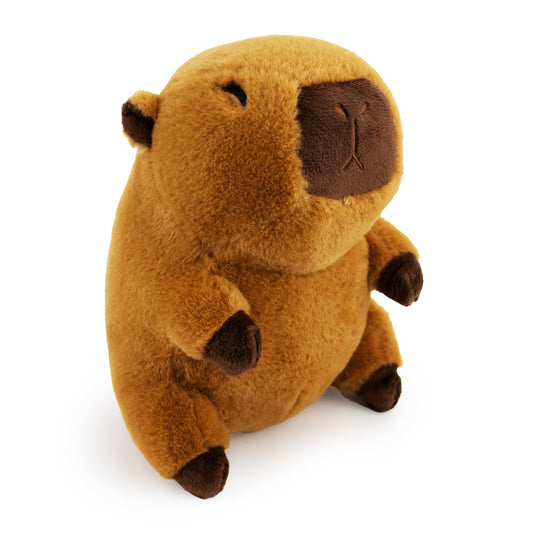 8" Cappy w/ Squeaker Ball plush dog toy with soft fabric, designed for gentle play and cuddling