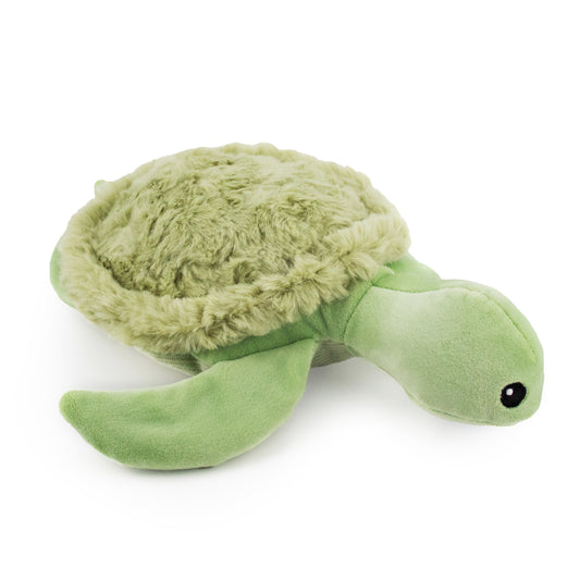 9" Nalu  w/ squeaker & crinkle plush dog toy with soft fabric, designed for gentle play and cuddling
