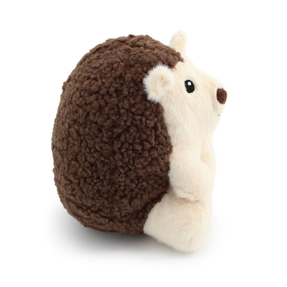 8" Quilbert w/ Squeaker Ball plush dog toy with soft fabric, designed for gentle play and cuddling