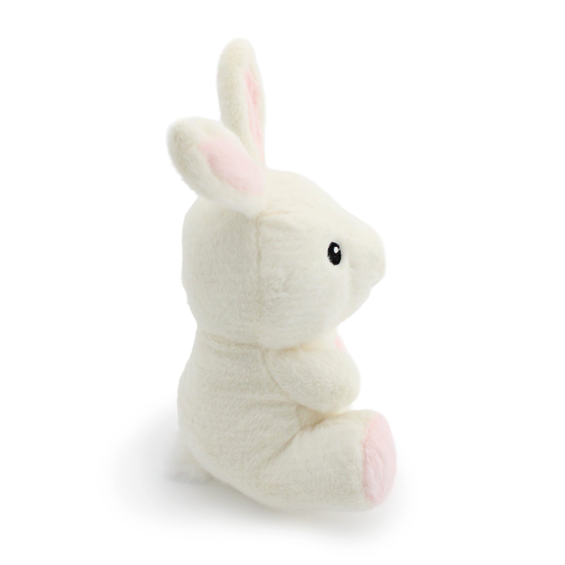 8" Puddin' w/ Squeaker Ball plush dog toy with soft fabric, designed for gentle play and cuddling