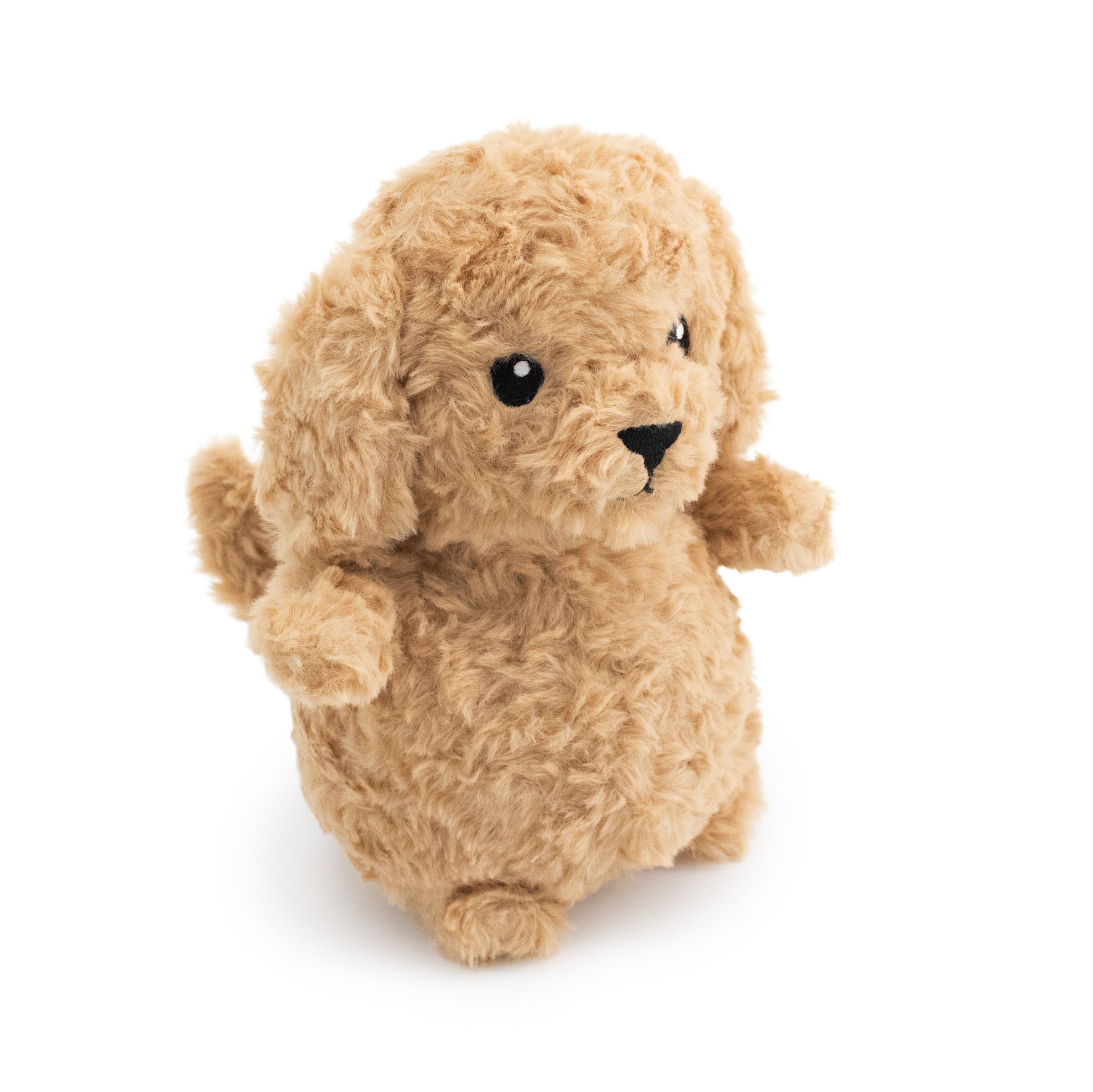 8" Chunky Mimi w/ Squeaker Ball plush dog toy with soft fabric, designed for gentle play and cuddling