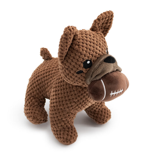 Giftable World Pet 9" Paw Receiver w/ Squeaker & Crinkle - corduroy dog toy with squeaker and crinkle