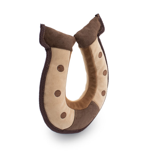 Giftable World Pet Hoffy Horseshoe rodeo-inspired plush dog toy