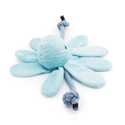 7" Itty Bitty Octopus - 2 Pack RnR plush dog toy with soft fabric, designed for gentle play and cuddling