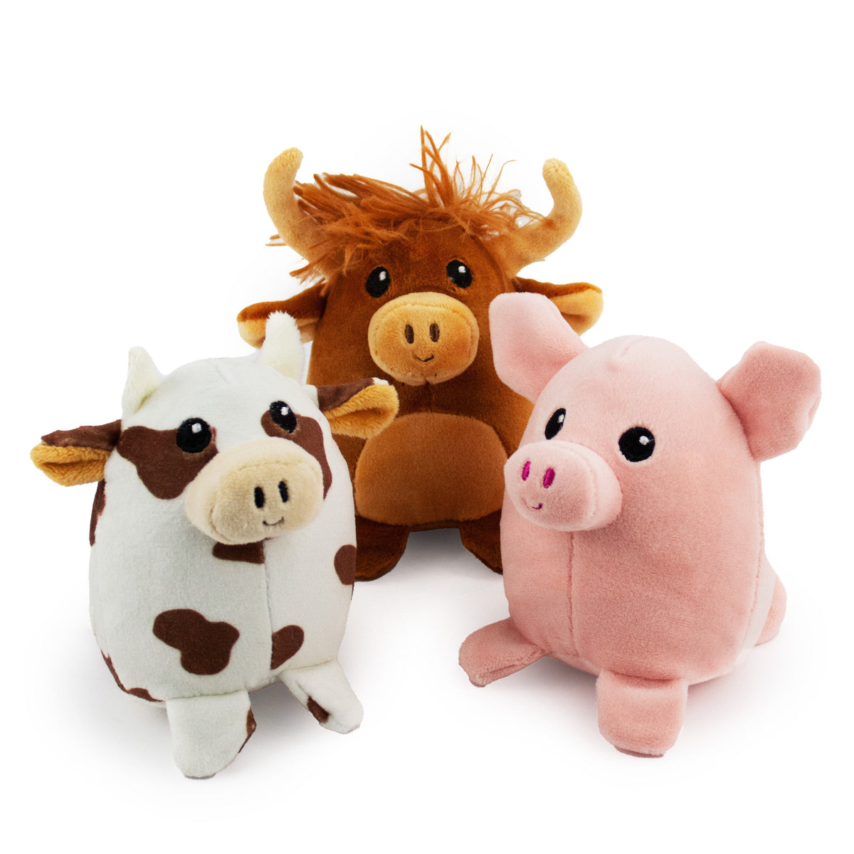 Giftable World Pet 4" Tater Tots - plush dog toy with squeaker
