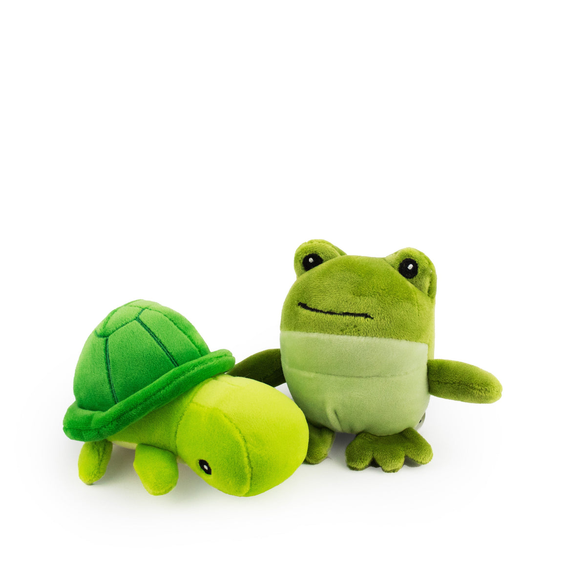Giftable World Pet 4" Sweet Greens - 2 Pack - plush dog toy with squeaker