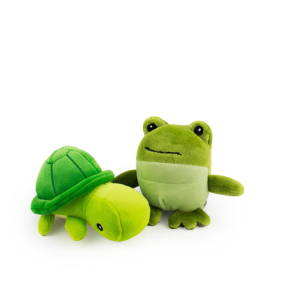 Giftable World Pet 4" Sweet Greens - 2 Pack - plush dog toy with squeaker