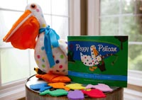 book author pelican custom plush
